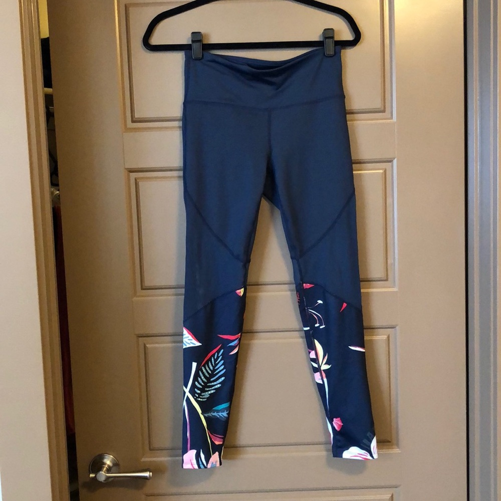 Joy Lab Navy Floral Leggings